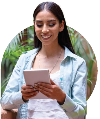 iStock-woman on phone CUTOUT-01 resize